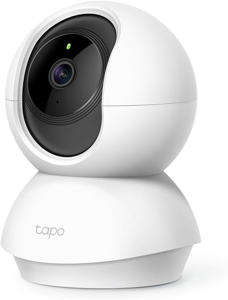 C200 Caméra Surveillance Wifi Intérieure 360° 1080P, Vision Nocturne, Notifications En Temps Réel, Détection De Personne, Suivi De Mouvement, Télécommande, Compatible Avec Alexa
