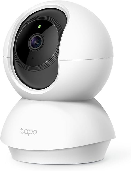 C200 Caméra Surveillance Wifi Intérieure 360° 1080P, Vision Nocturne, Notifications En Temps Réel, Détection De Personne, Suivi De Mouvement, Télécommande, Compatible Avec Alexa